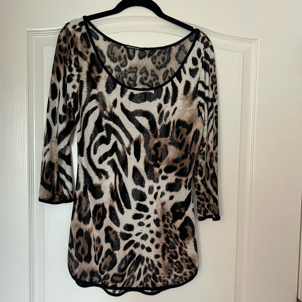 Leopard Print Women's Top